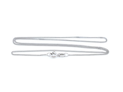 Halskedja Pansar Vitguld 18K 42cm