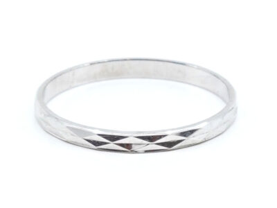 Ring Vitguld 18K Ø18