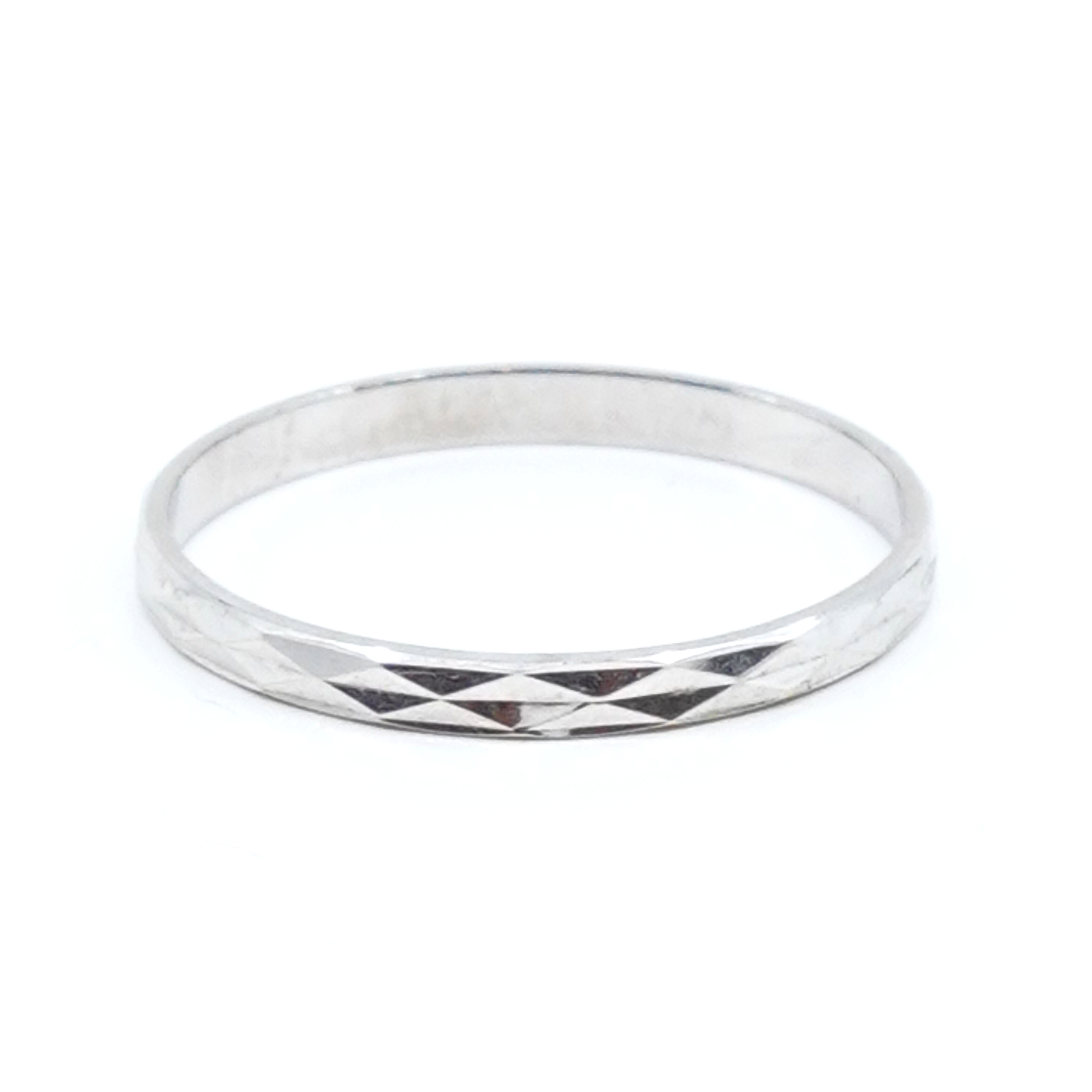 Ring Vitguld 18K Ø18