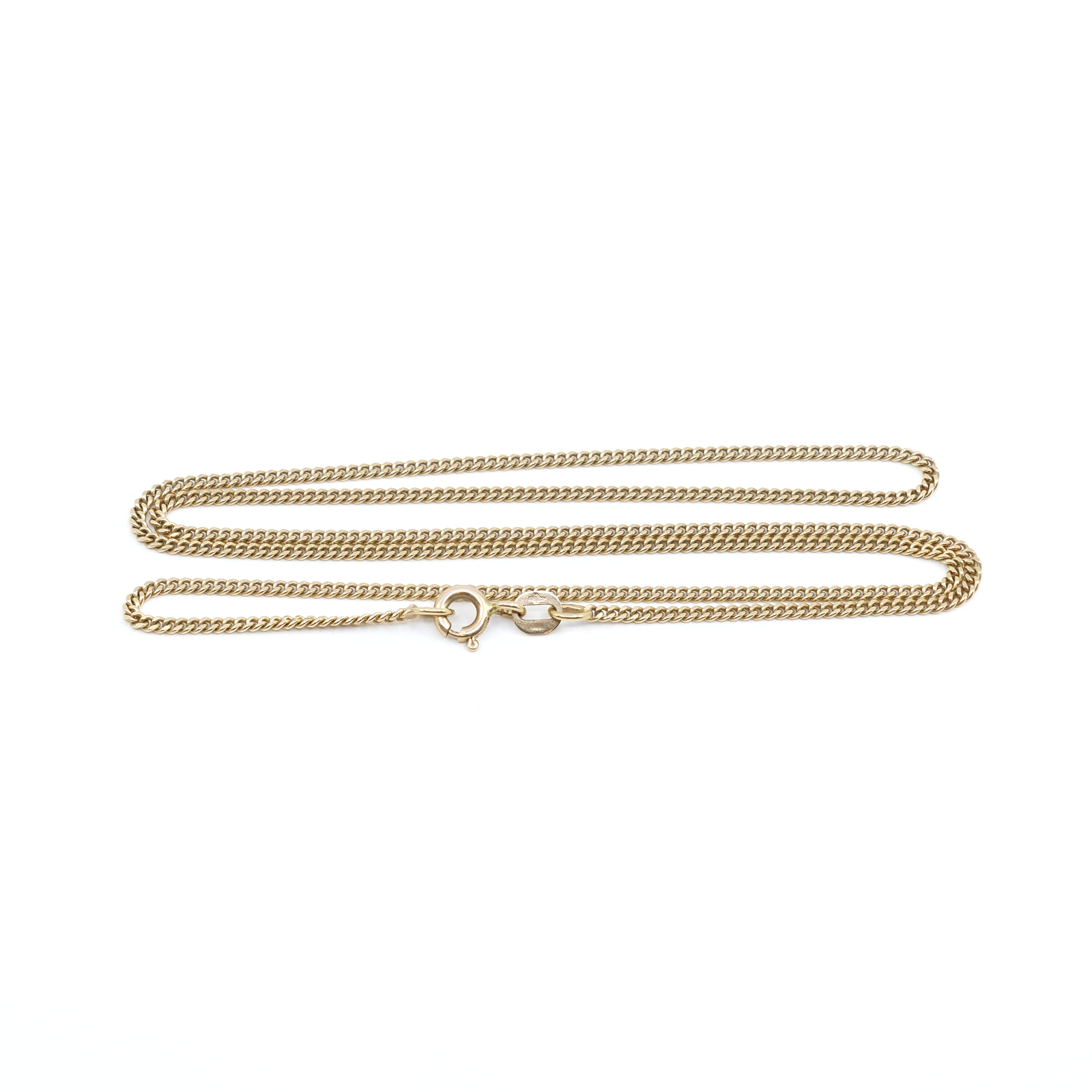 Halskedja Pansar Guld 18K 45,5cm