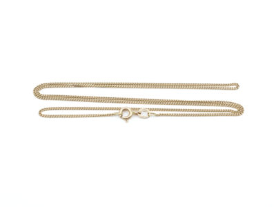 Halskedja Pansar Guld 18K 46cm