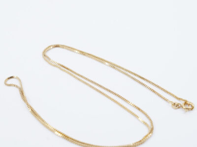Halskedja Venezia Guld 18K 8,9g Längd 70cm Bredd 1mm