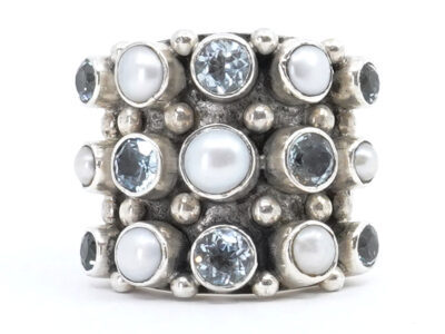 Ring KumKum silver