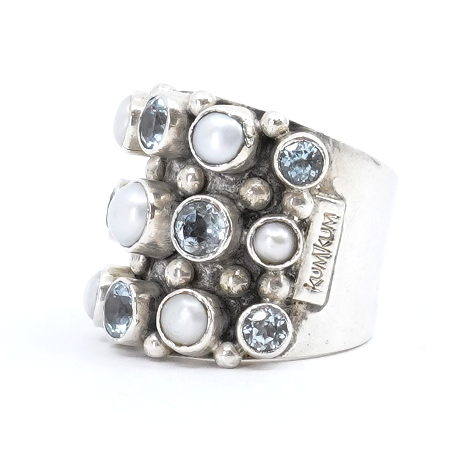 Ring KumKum silver