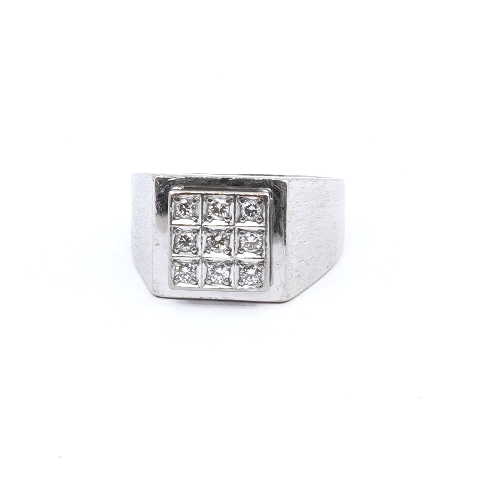 Ring vitguld 14K