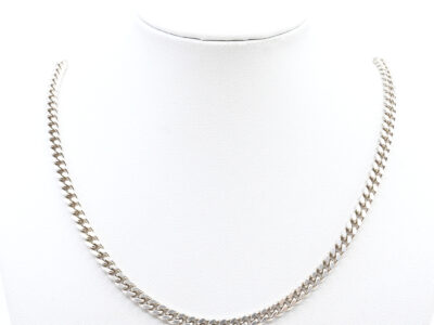Halskedja Pansar Silver