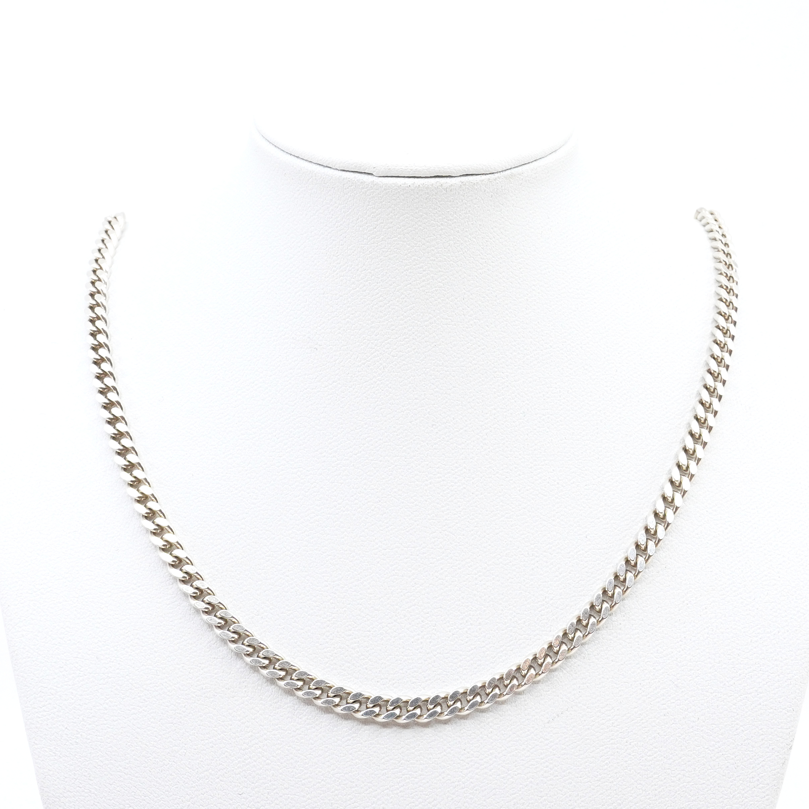 Halskedja Pansar Silver