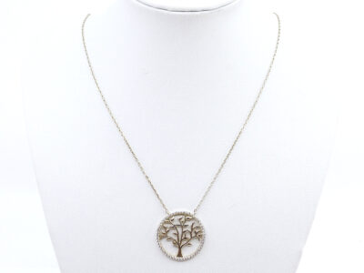 Halskedja Ankar silver