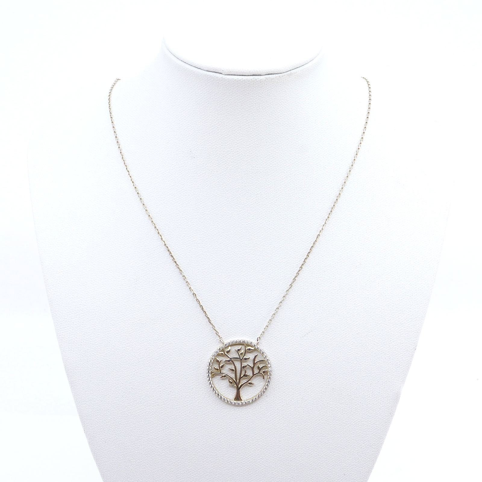 Halskedja Ankar silver