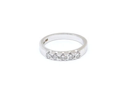Ring vitguld 18K