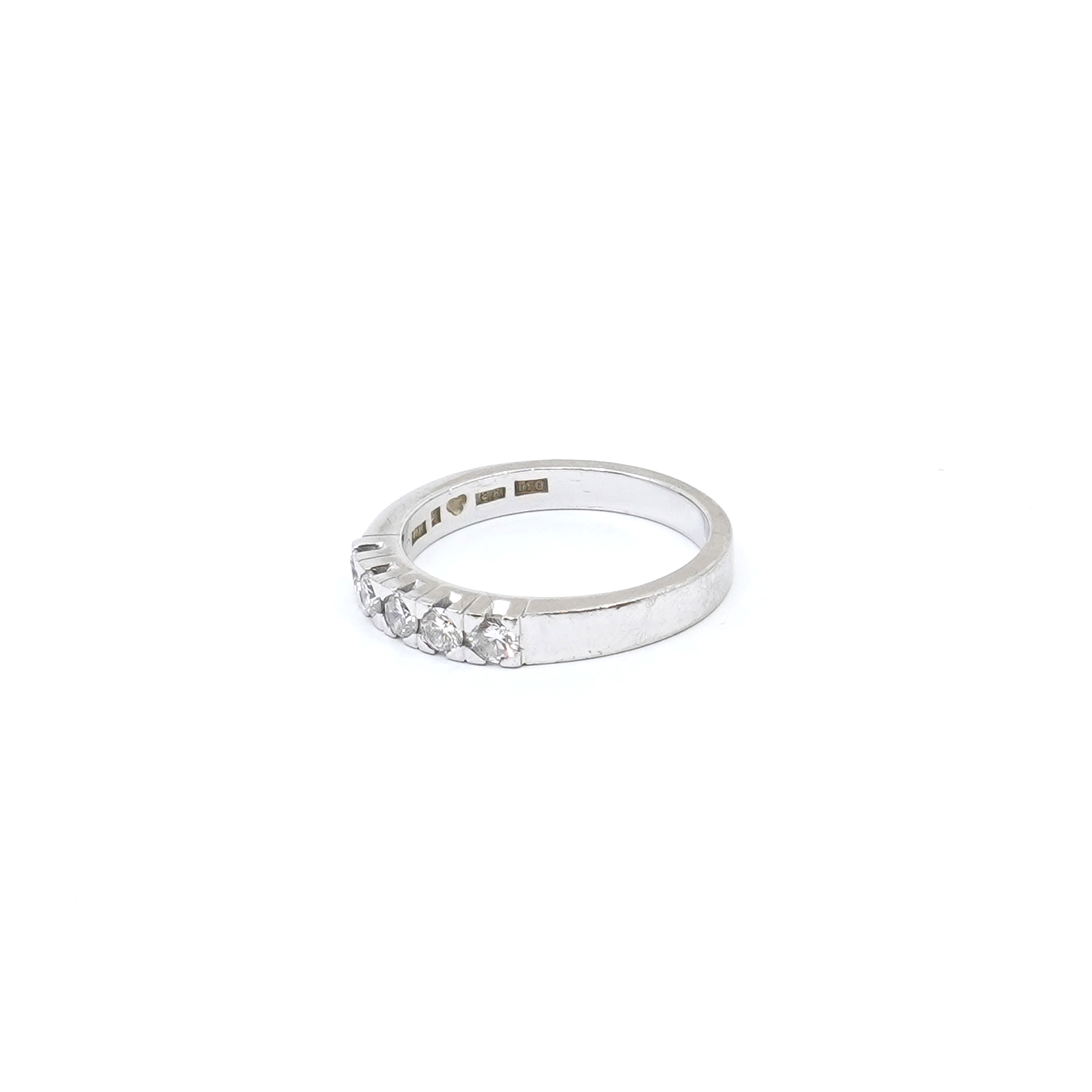 Ring vitguld 18K