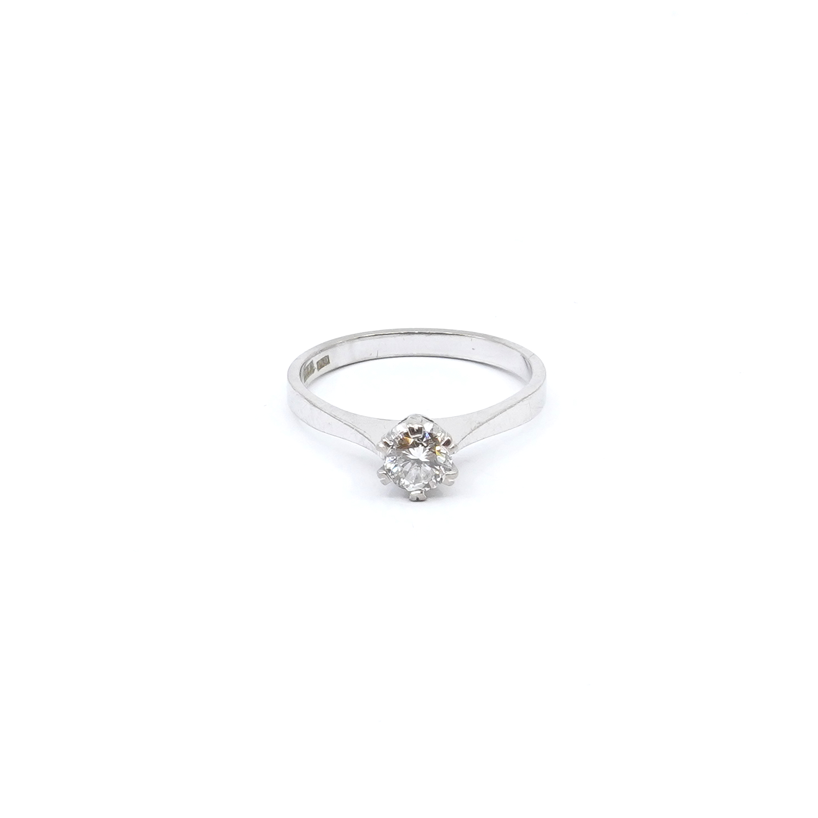 Ring vitguld 18K