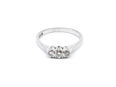 Ring vitguld 18K