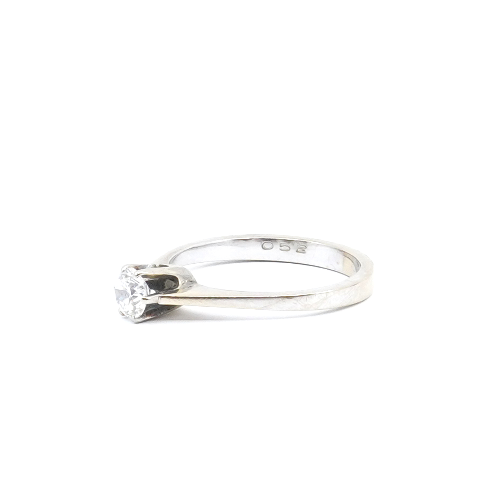 Ring vitguld 18K
