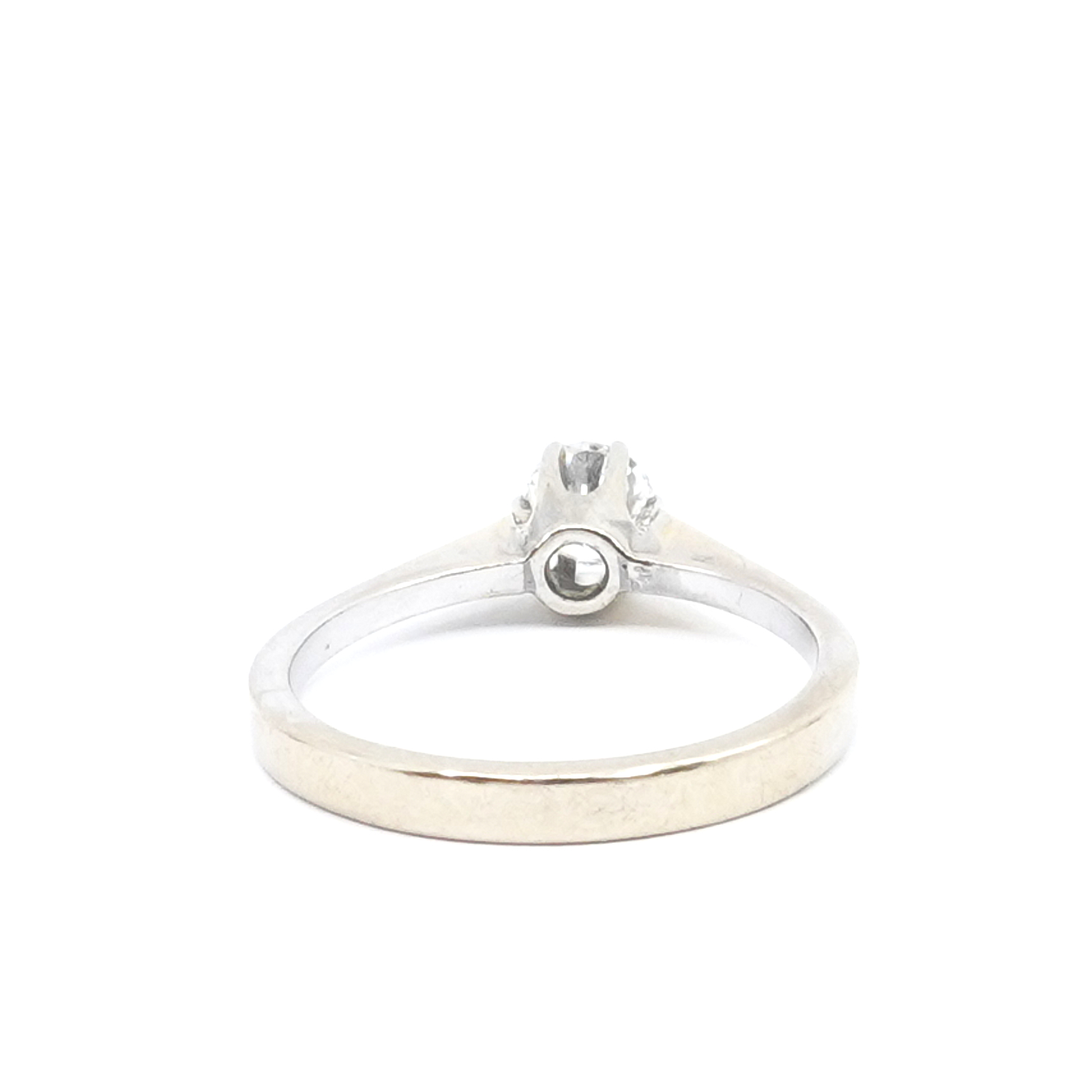 Ring vitguld 18K