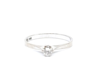 Ring vitguld 18K