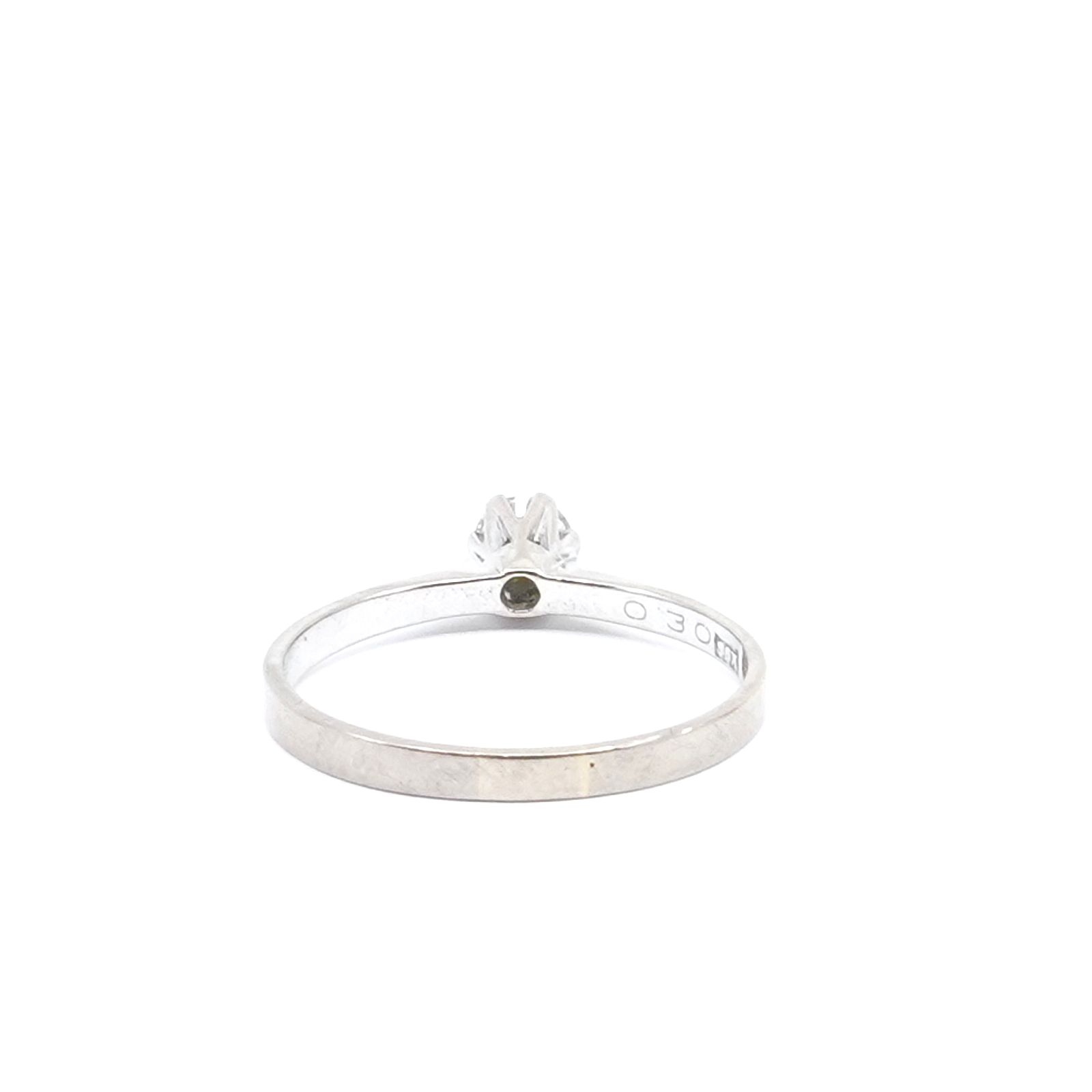 Ring vitguld 18K