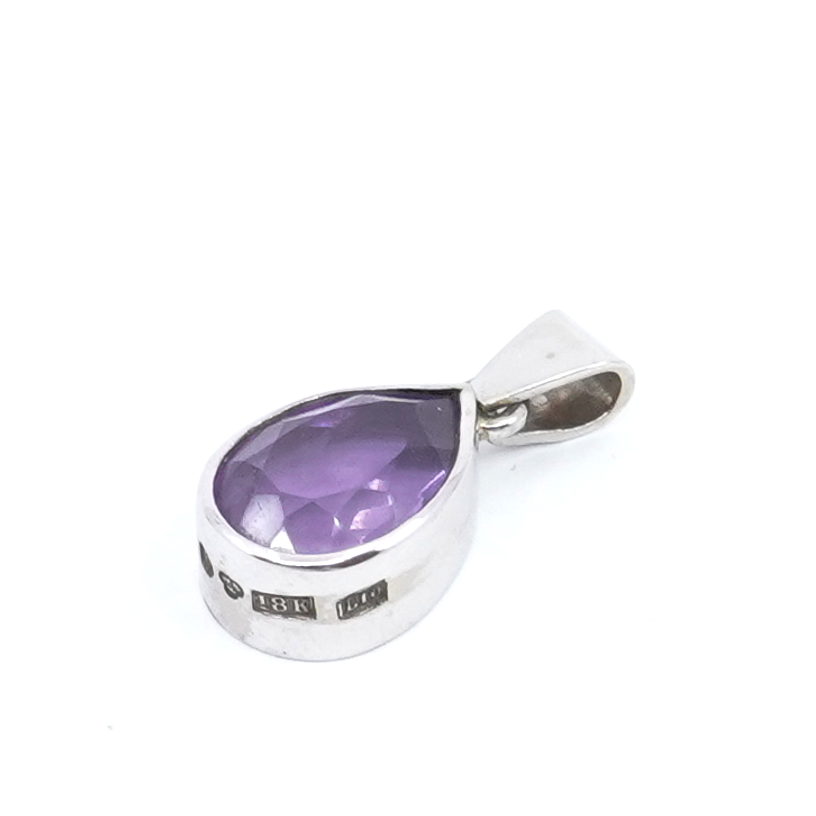 Hänge vitguld 18K