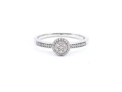 Ring vitguld 18K