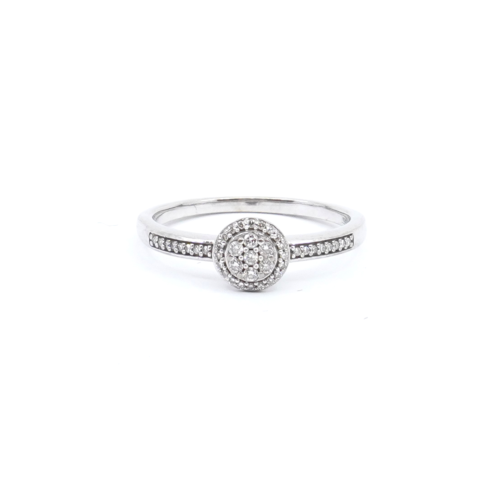 Ring vitguld 18K
