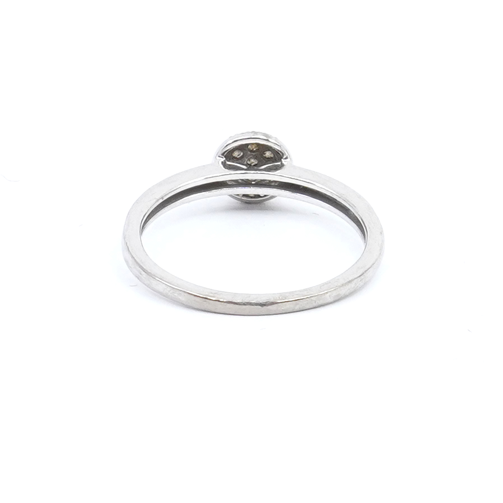 Ring vitguld 18K