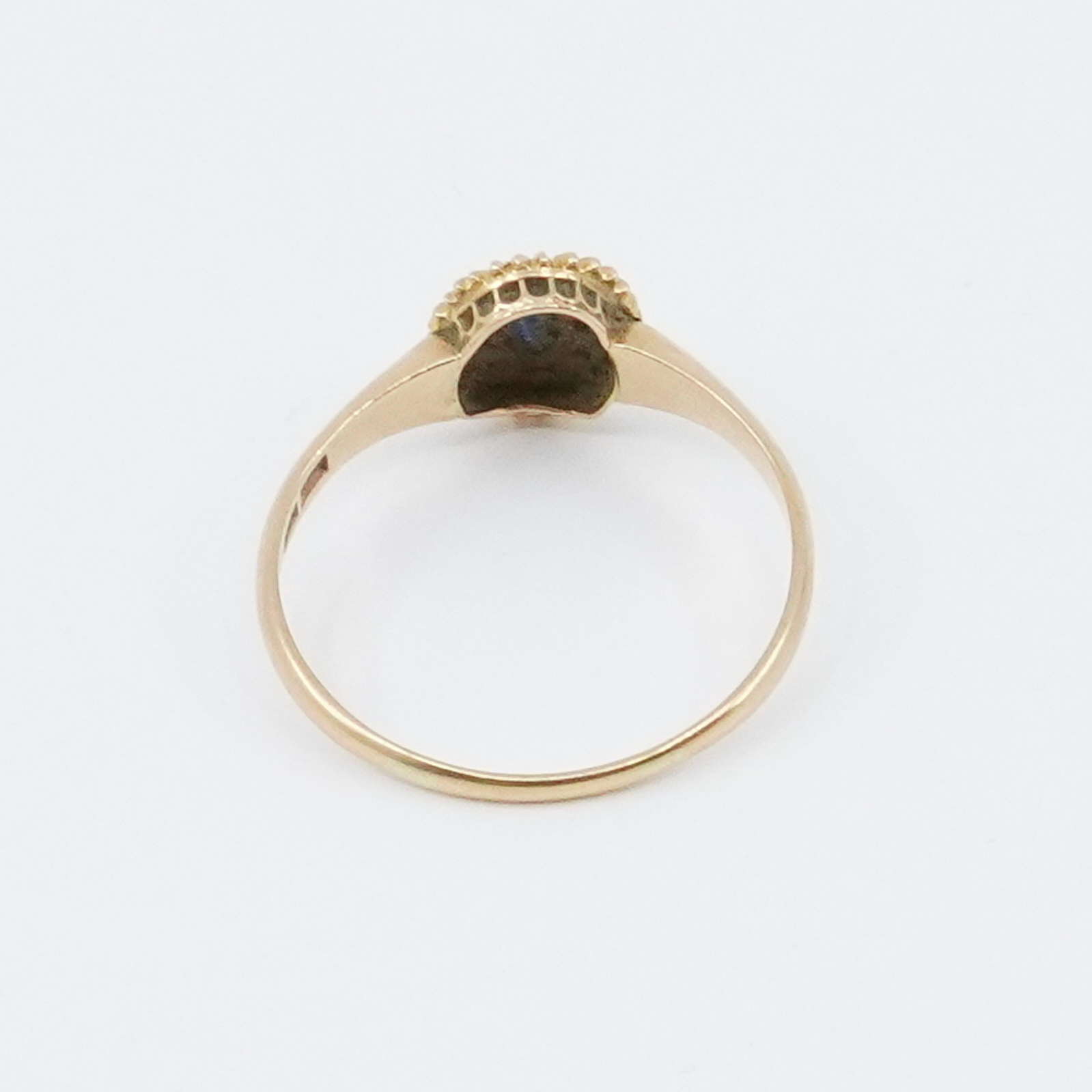 Ring Guld med sten och Diamanter 10xca0,01ct