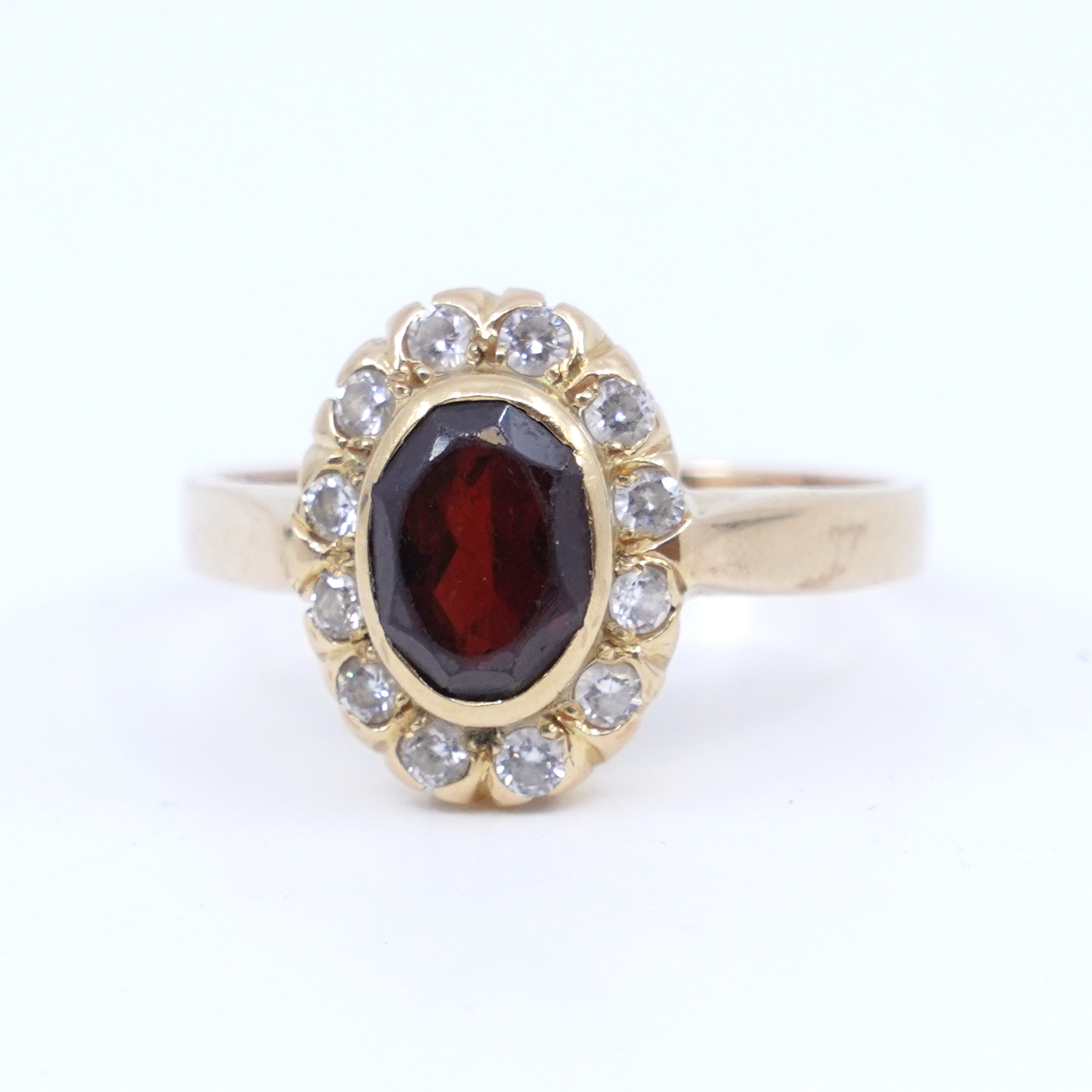 Ring Guld 18K 3,9g Ø17,50