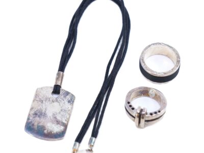 Smyckesset Silver - 2st Ringar & Halsband