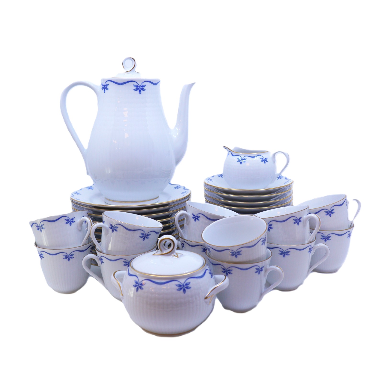 Kaffeservis 39st delar Rörstrand ''Mårbacka'' design av Pia Rönndahl (Sverige, f.1953)