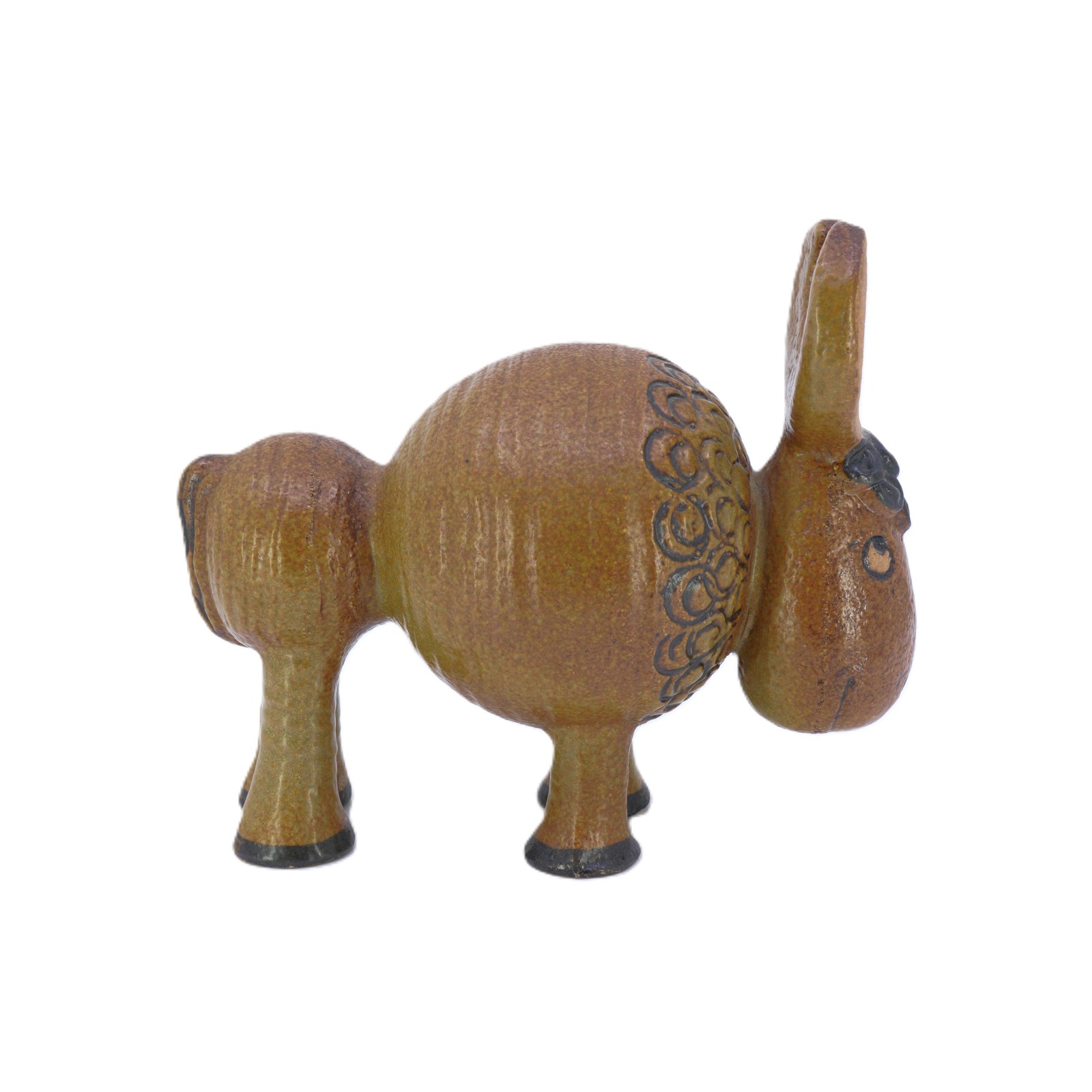 Figurin Gustavsberg ''Buffel'' Lisa Larson (Sverige, f. 1931-2024) Etikettmärkt
