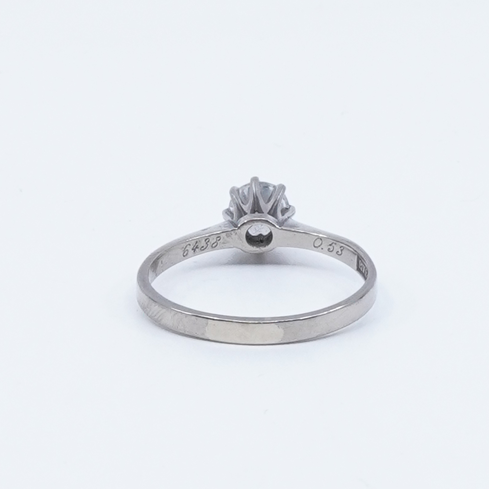 Ring Vitguld 18K