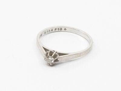 Ring Vitguld 18K 1,9g