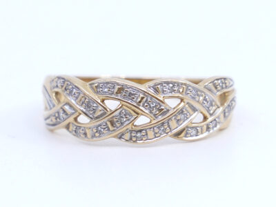 Ring med diamanter 18K