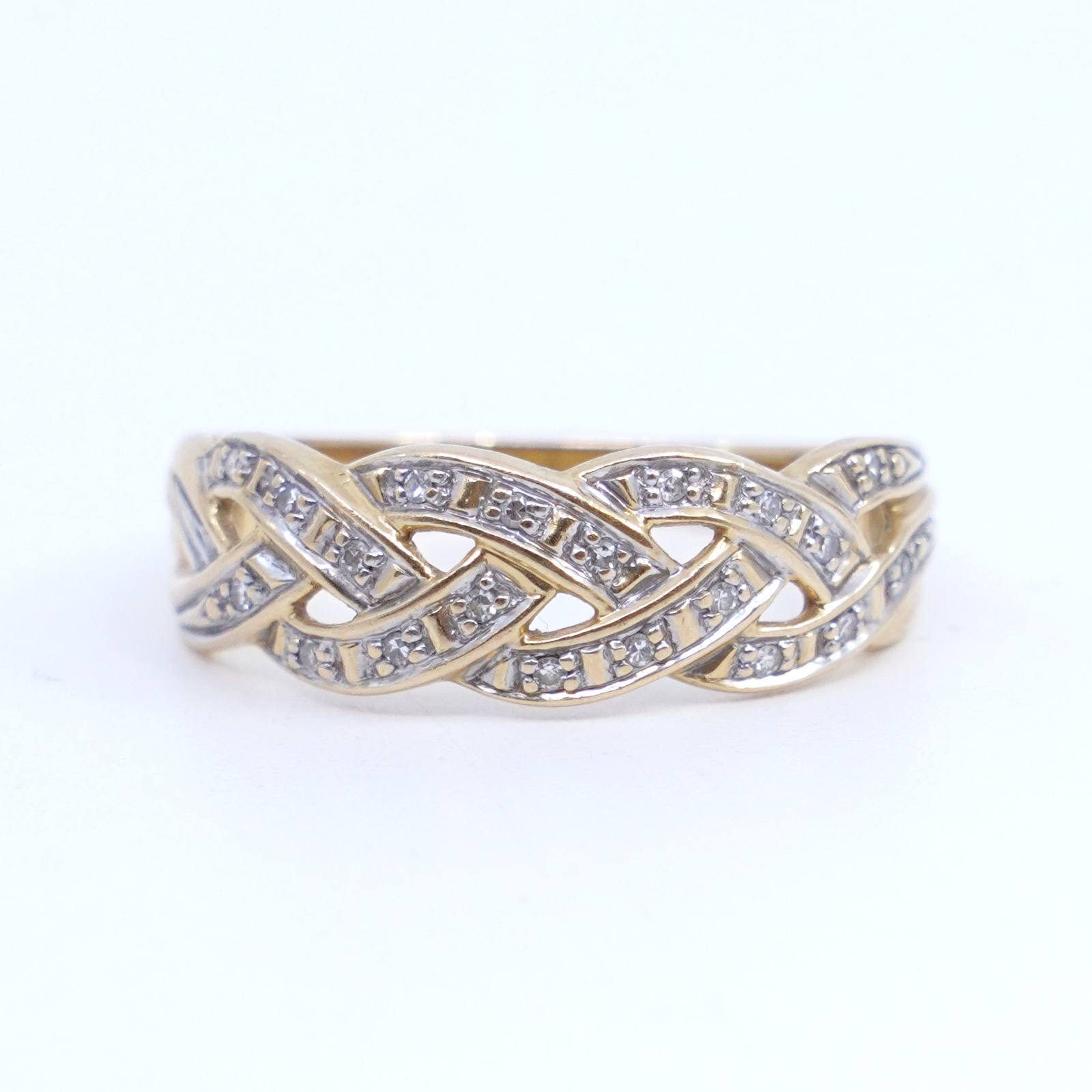 Ring med diamanter 18K