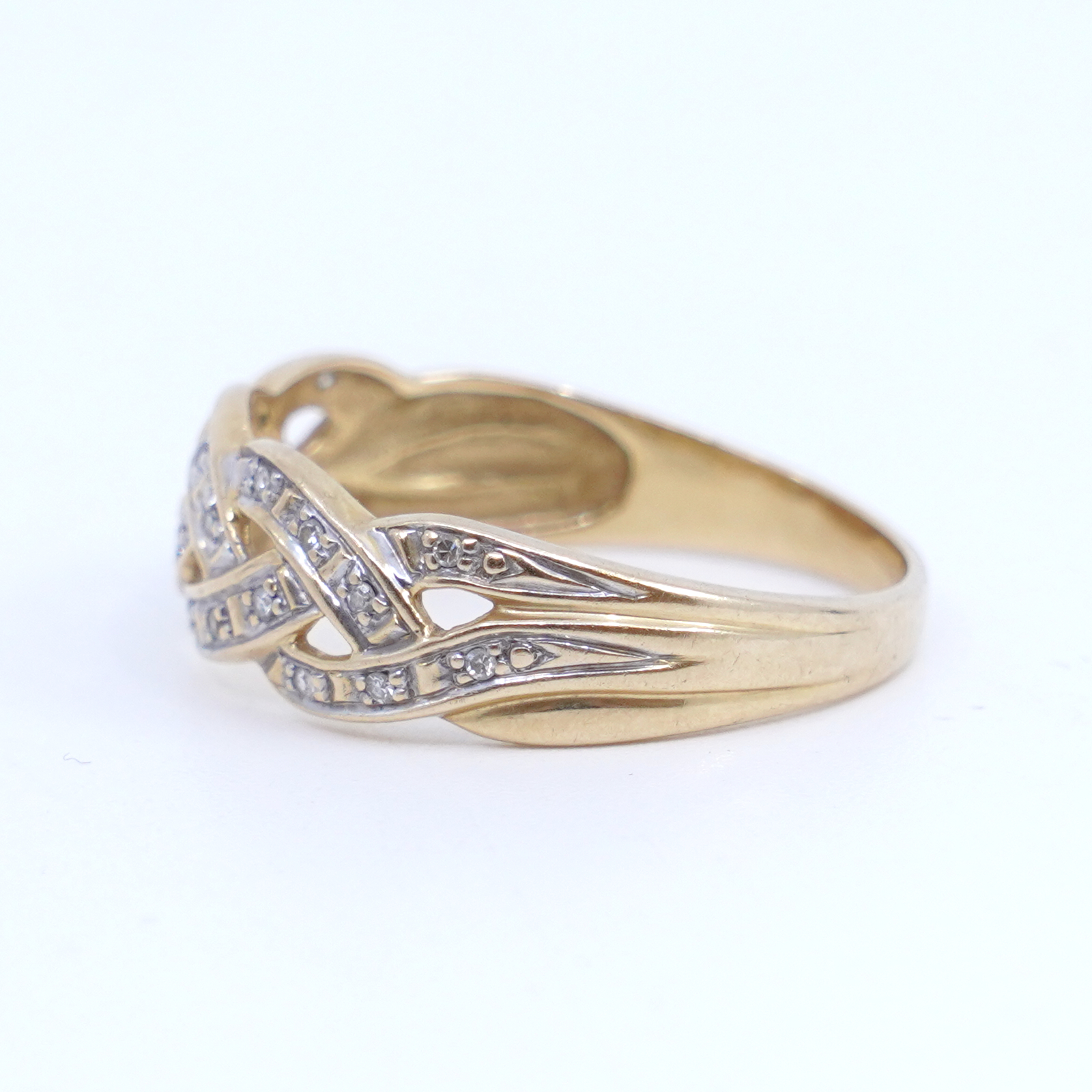 Ring med diamanter 18K