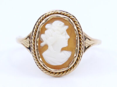 Ring med Camé 18K