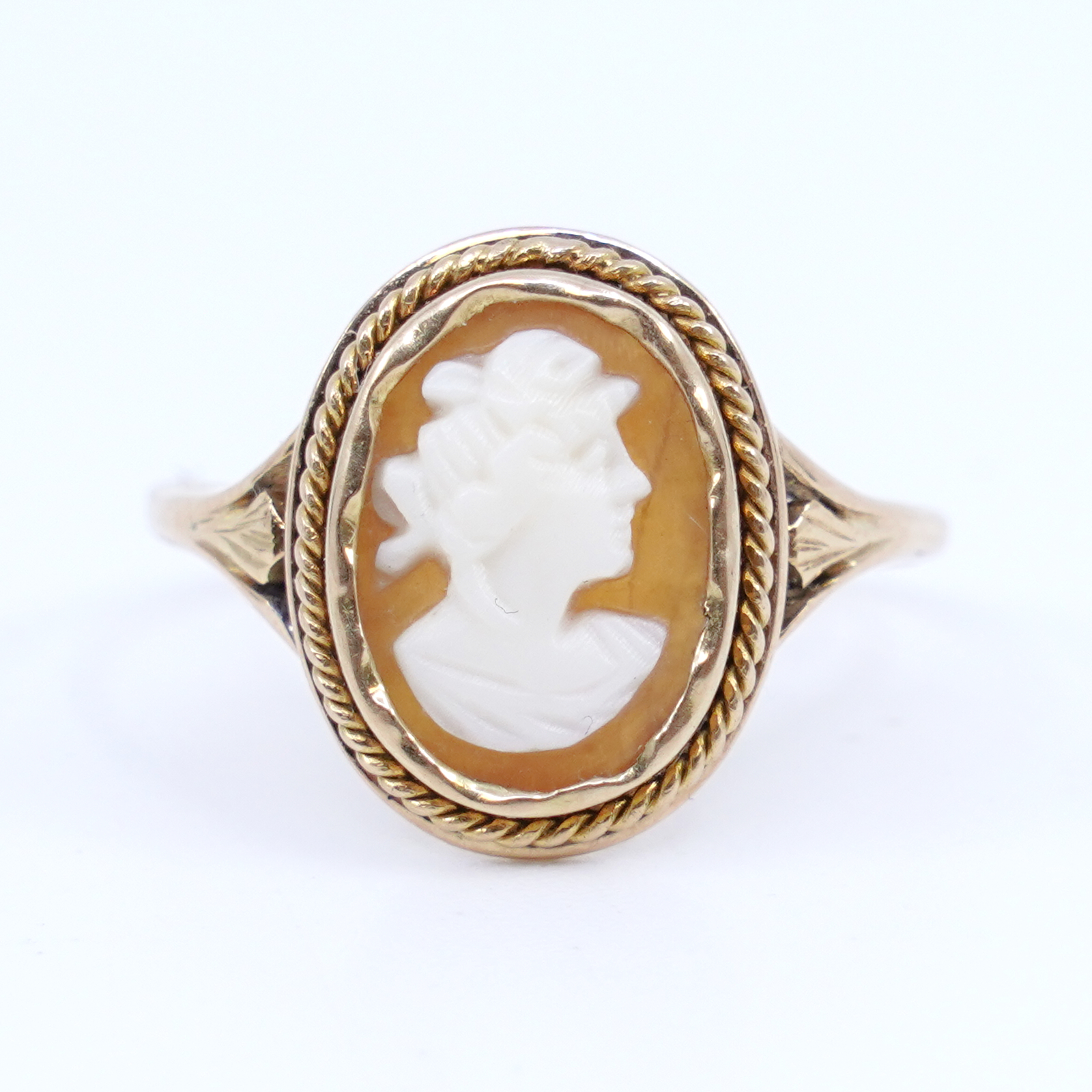 Ring med Camé 18K
