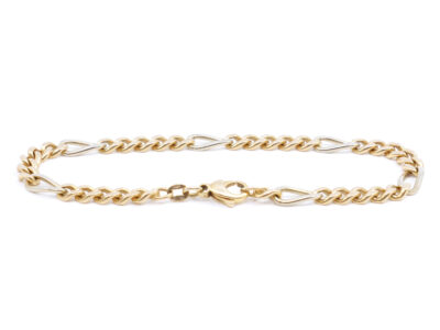 Armband Figaro 18K 12,6g Längd 19,5cm
