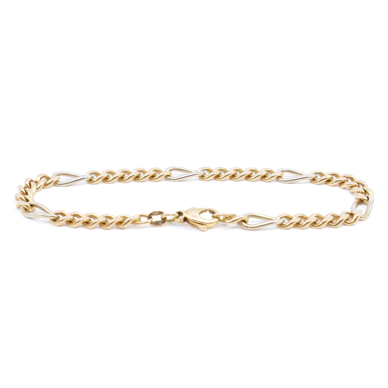 Armband Figaro 18K 12,6g Längd 19,5cm