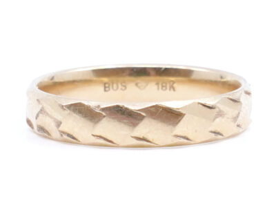 Ring 18K 3,6g Ø17,5 bredd 4mm