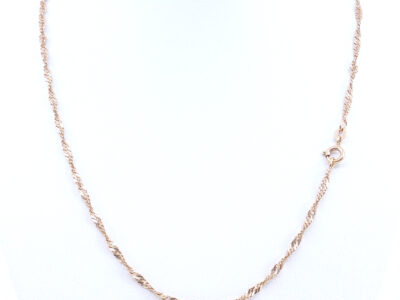 Halskedja Singapore 18K 4,6g Längd 42cm