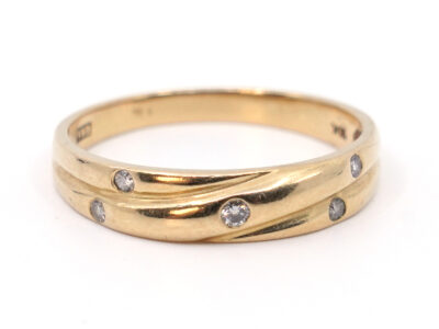 Ring Guld 18K med diamanter