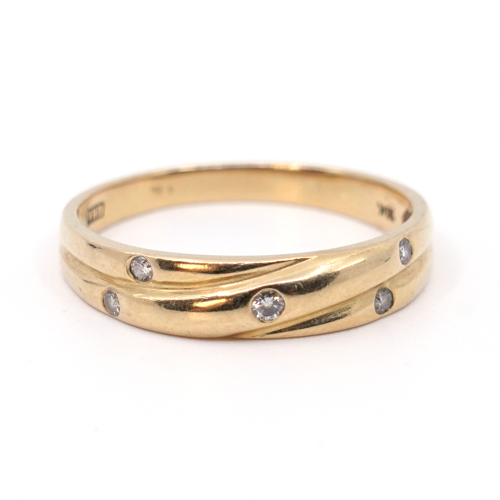 Ring Guld 18K med diamanter