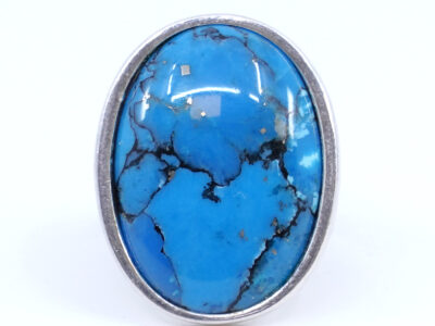 Ring Silver S925 med turkos sten