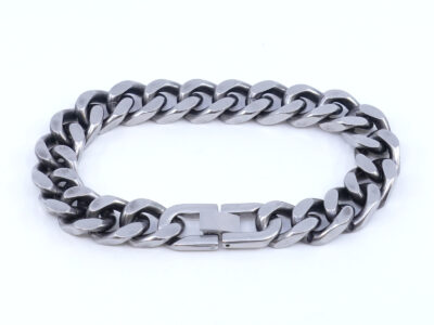 Armband Stål Längd 21cm Bredd 11mm