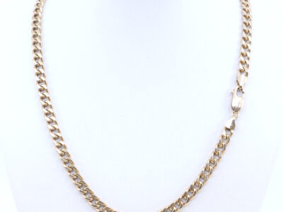 Halskedja Pansar Guld 18K