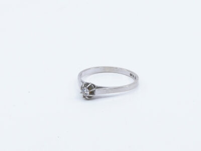 Ring Vitguld 18K