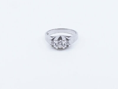Ring Vitguld 18K