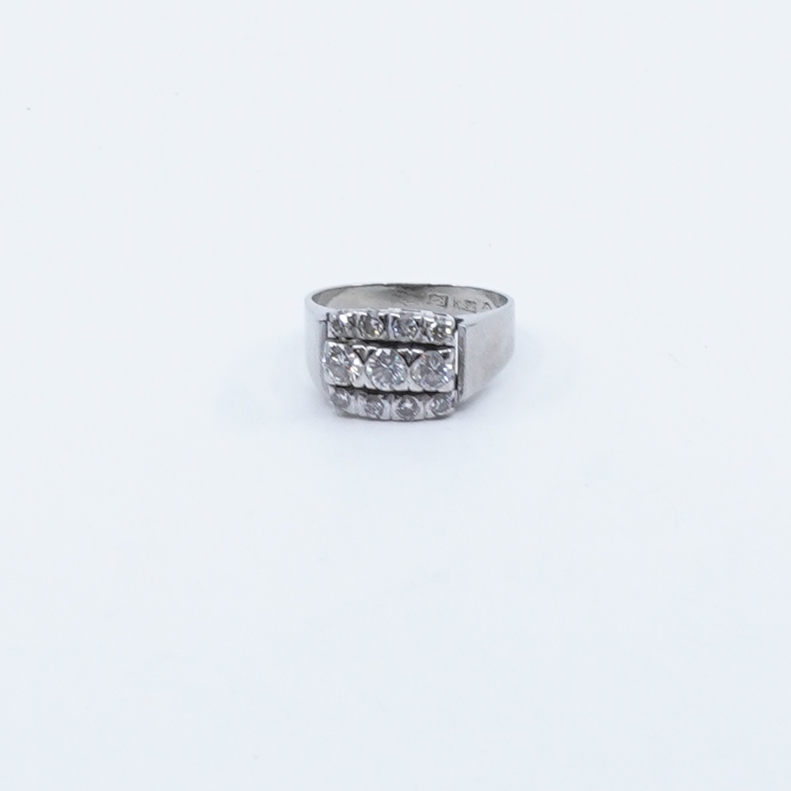 Ring Vitguld 18K