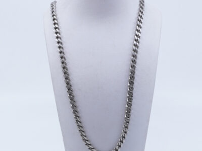 Halskedja Pansar Silver